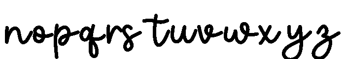 Crayon Sticker Script Regular Font LOWERCASE