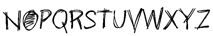 Crayon World Font UPPERCASE