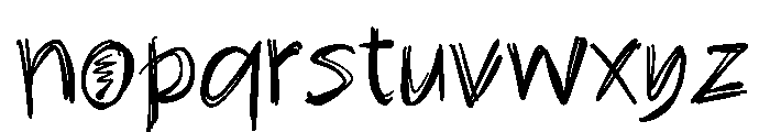 Crayon World Font LOWERCASE