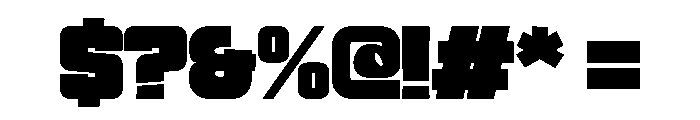 Craze Regular Font OTHER CHARS
