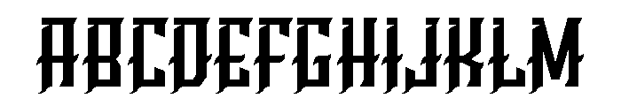 Crazy Biker Font UPPERCASE
