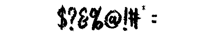 Crazy Joker Font OTHER CHARS