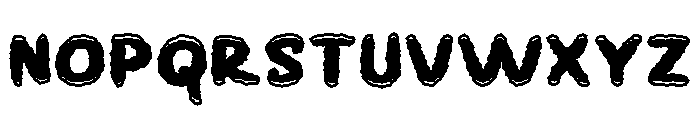 Crazy Storm Font LOWERCASE
