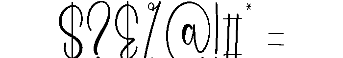 Crazy Summer Font OTHER CHARS