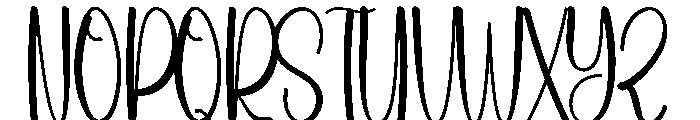 Crazy Summer Font UPPERCASE