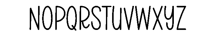 Cream Angely Font UPPERCASE