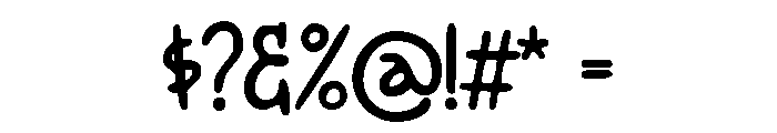 Cream Palette Bold Font OTHER CHARS