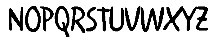 Cream Palette Bold Font UPPERCASE