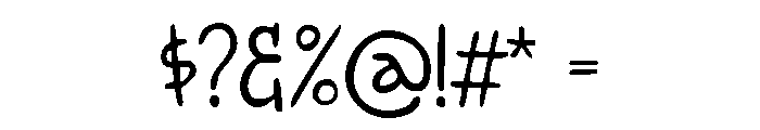 Cream Palette Regular Font OTHER CHARS