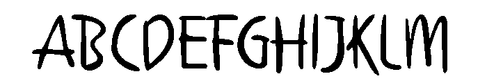 Cream Palette Regular Font UPPERCASE