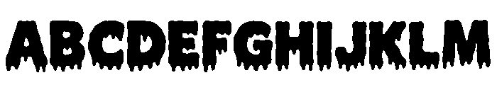 Cream Scream Font UPPERCASE