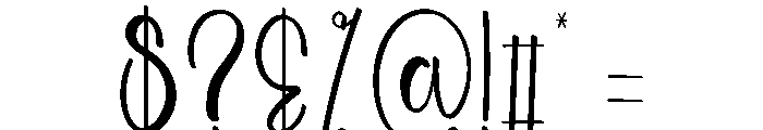 Cream Summer Font OTHER CHARS