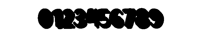 Creampack Extrude Regular Font OTHER CHARS