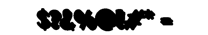 Creampack Extrude Regular Font OTHER CHARS