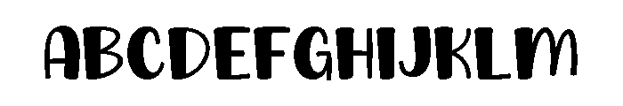 Creampack Regular Font UPPERCASE