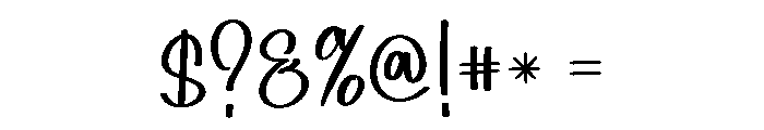 Create House Font OTHER CHARS