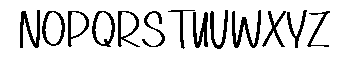 Create House Font UPPERCASE