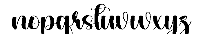 Creating Book Font LOWERCASE