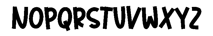 Creating1 Font UPPERCASE