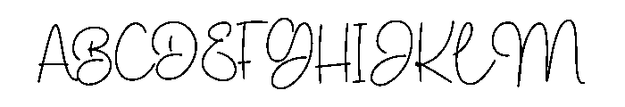 Creative Digitaling Font UPPERCASE