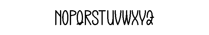 Creative Fairing Font LOWERCASE