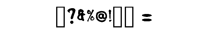 Creative Halloween Regular Font OTHER CHARS