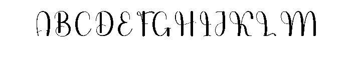 Creative Handwritten Font UPPERCASE