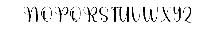 Creative Handwritten Font UPPERCASE