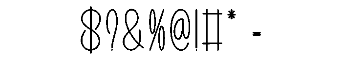 Creative Improvement Font OTHER CHARS