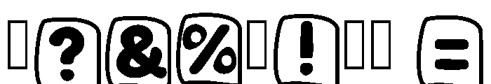 Creative Label Regular Font OTHER CHARS