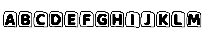 Creative Label Regular Font UPPERCASE