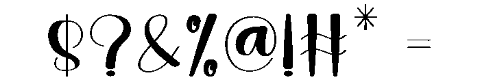 Creative Light Font OTHER CHARS