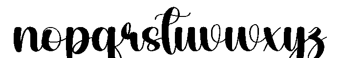 Creative Light Font LOWERCASE