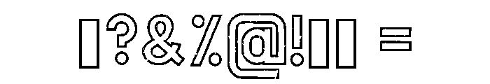 Creative Narrow Regular Font OTHER CHARS