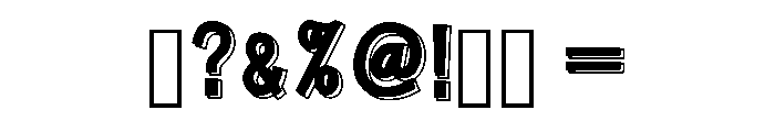 Creative Project Regular Font OTHER CHARS