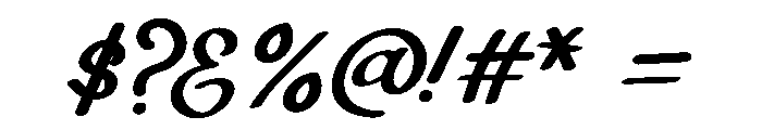 Creative Together Font OTHER CHARS