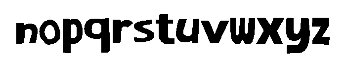 Creative Torque Font LOWERCASE