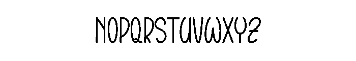Creative Wednesday Font UPPERCASE