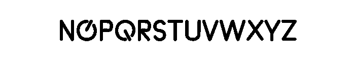 Creative Zone Font UPPERCASE