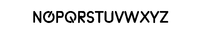 Creative Zone Font LOWERCASE