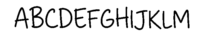 Creator Notes Font UPPERCASE