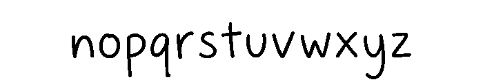 Creator Notes Font LOWERCASE
