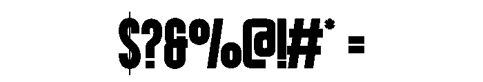 Creatora Regular Font OTHER CHARS