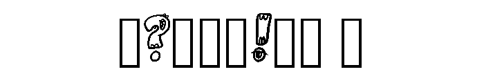 Creature Critters By Sq Regular Font OTHER CHARS
