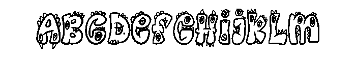 Creature Critters By Sq Regular FONT