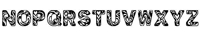 Creek Regular Font UPPERCASE
