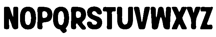 Creepy Again Regular Font UPPERCASE