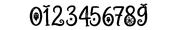 Creepy_Cinder Font OTHER CHARS