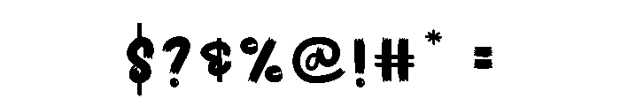 Creepy Festival Font OTHER CHARS