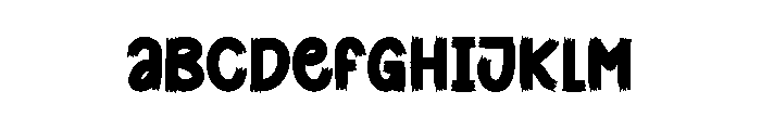 Creepy Festival Font UPPERCASE